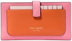 Kate Spade New York Кошелек из текстурированной кожи с отделением для карточек и кнопкой ',Ruby Citrus Multi', 11059678