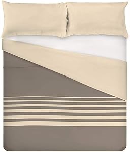 Dr. Mercola Комплект постельного белья SITO для спальни, размер King, из 100% органического хлопка, сертификация GOTS, включает 1 пододеяльник и 2 наволочки 11054681