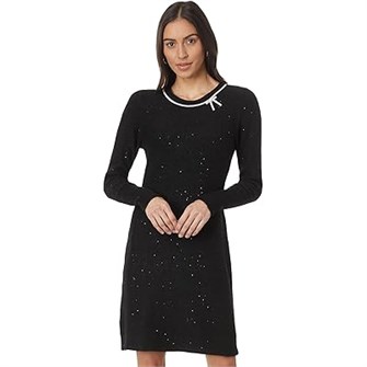 Платье Lilly Pulitzer Morgen с пайетками из мягкой ткани, лонгслив, прямой крой 11038798