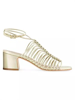 Bernardo Сандалии с завязками Briga Mid Heel на обтянутом каблуке для комфорта на весь день 10043664