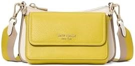 Kate Spade New York Женская текстурированная кожаная сумка через плечо с цветными блоками и магнитной застежкой 11076234