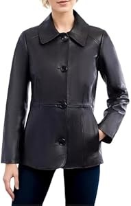 Короткая кожаная куртка Anne Klein больших размеров для женщин из мягкой черной кожи, размер 0X 11041933