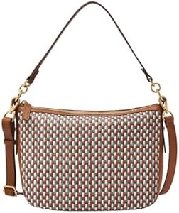 Fossil Кожаная сумка-кроссбоди Jolie с регулируемым ремешком и карманом на молнии 11088541