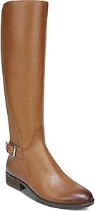 Женские кожаные сапоги Sam Edelman Paxten до колен с удобной застежкой-молнией и низким каблуком 11076274