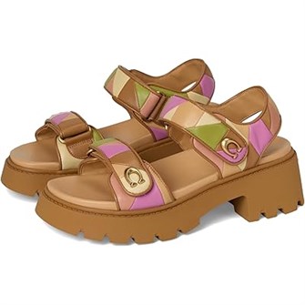 Кожаные платформенные сандалии Coach Brynn, стильный дизайн и комфорт 11040718