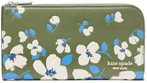 Kate Spade New York Компактный мультиколор кошелек-органайзер из гладкой текстурированной кожи на молнии 11102186
