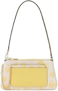 Kate Spade New York Двухсторонняя дамская сумочка AVA Spring из текстурированной кожи с многоцветным дизайном Yuzu Jam на молнии 11104894