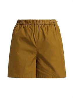 Шорты из хлопкового поплина Haway от Max Mara с эластичным поясом и карманами 11031182