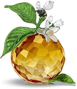Swarovski Скульптура ',Цитрус и пчела', из коллекции Idyllia, 208 граней, сияющий эффект, яркое украшение для интерьера 11072454