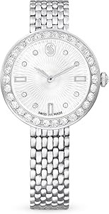 Часы Swarovski Certa с кристаллами, швейцарского качества, с отделкой розовым золотом, диаметром 30 мм 11048202