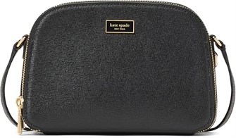 Kate Spade New York Женская кроссбоди-сумка из сафьяновой кожи с двойной молнией и стильным дизайном 11084522