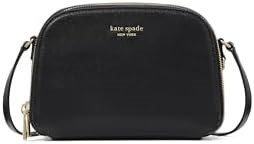 Kate Spade New York Кожаная cумка через плечо из материала CROSSGRAIN с двойной застежкой-молнией, цвет Таро Молоко 11104535