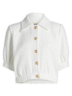 L',Agence Cove Crop Short-Sleeve Jacket 11035004