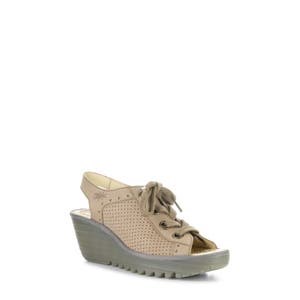 Сандалии на платформе с открытым носком и перфорацией ',Yuta', от Fly London 10044712