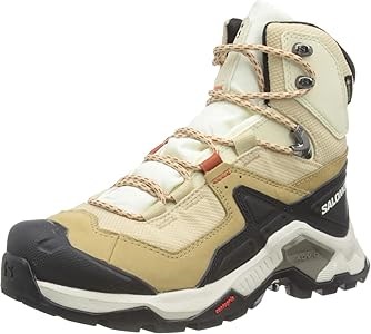 Женские ботинки Salomon Quest Element Gore-Tex из водоотталкивающей кожи с высоким голенищем 11055845