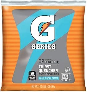 Сухая смесь для напитка Gatorade, ледяная свежесть, 595 г, удобные порционные пакеты с электролитами 11084787