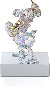 Swarovski Фигурка Дональда Дака из кристаллов Disney, 11.4 x 7.9 x 7.9 см, 609 граней, эффект Аврора 11049621