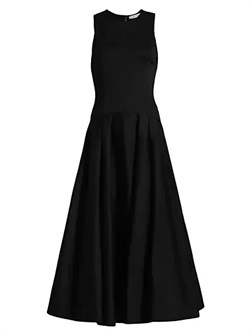 Платье миди без рукавов Adley A-Line от Alice + Olivia с приталенным силуэтом и боковыми карманами 10042331