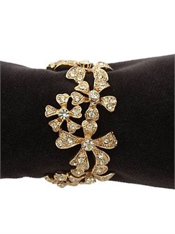 L',Objet Кольца для салфеток ',Гарланд', с платиновым покрытием и кристаллами Swarovski, комплект из 4 штук 11019200