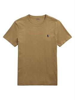 Футболка Polo Ralph Lauren из 100% хлопка, с круглым вырезом и вышивкой, в стиле Custom-Slim-Fit 11014478