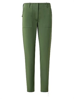 Брюки Akris Punto из стретчевого хлопка Franco до щиколотки с низкой талией и четырьмя карманами 11018678