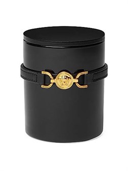 Versace Ароматическая свеча Medusa в стеклянной банке с деревянной крышкой, 95 г 11009011