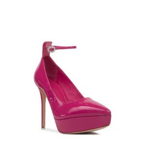 Black Suede Studio Лакированные туфли Gracie на платформе с острым носком и каблуком высотой 12,7 см 10045239