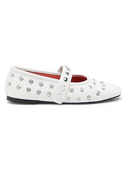 Балетки Ryder от Stella McCartney с заклепками, итальянского качества и с круглым носом 11016001
