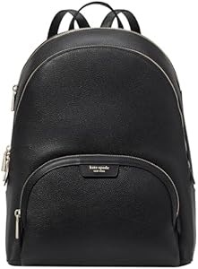 Kate Spade New York Большой черный рюкзак Hudson из текстурированной кожи, подходит для ноутбука 33 см 11099096