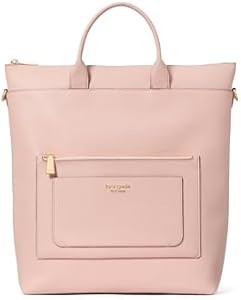 Kate Spade New York Рюкзак из фактурной кожи на трансформируемых лямках, цвет «Розовый дым» 11059724