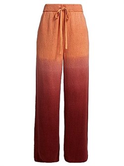 Хлопковые брюки Nora Lite с уникальным градиентным принтом и эластичным поясом от The Elder Statesman 11034986