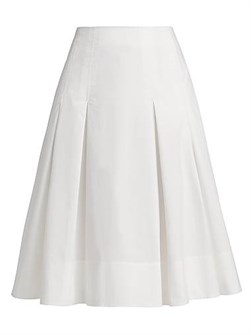 Simkhai Samantha Pleated Knee-Length Skirt 11008215