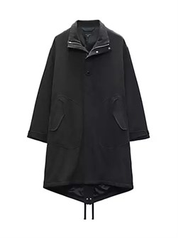 Парка Falcon из смеси шерсти и льна от Rag &amp, Bone с двойными молниями и регулируемым поясом 10045884