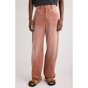 Джинсы Jameson с широкими брюками из 100% хлопка, дизайн Isabel Marant, в ретро-стиле 10044328