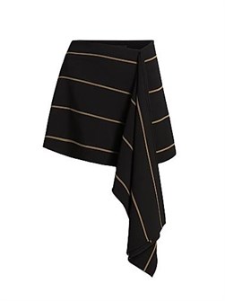 Мини-юбка Rae Proenza Schouler из эластичного материала с асимметричным драпированием и скрытой застежкой 11034777