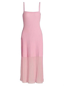 Полупрозрачное трикотажное платье-камуфляж Milly с прямым вырезом и фиксированными бретелями, длина до середины бедра 11013619