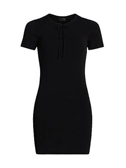 Nili Lotan Мини-платье-свитер Palma с завязками на горловине из 75% вискозы и 25% полиамиды 11034805