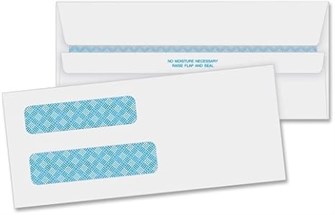 Bsn Wholesale CASE of 5 - Bus. Source Dbl Window No. 8-5/8 Invoice Envelopes-Envelope, Dbl Win, No. 8-5/8 ,, 3-5/8 ,x8-5/8 ,, 500/BX, WE 11075495