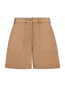 Шорты Moncler из хлопкового габардина с эластаном и подкладкой из хлопка, произведенные в Италии 11034529