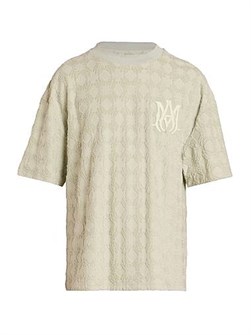 Мужская хлопковая футболка Ma Quad от Amiri, оверсайз, с короткими рукавами, Италия 11031074