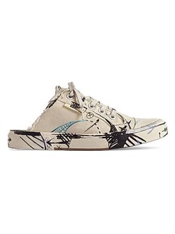 Мюли Balenciaga Paris Sketch с канвасным принтом и открытой пяткой 11031356