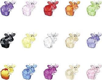 Swarovski Фигурка Mini Mo - лимитированный набор из 15 кристаллических элементов 2015 года, 7.4 см x 6.4 см 11078318