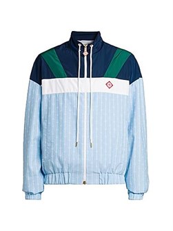 Спортивная ветровка Casablanca из нейлона с длинными рукавами и боковыми карманами, Португалия 11031295