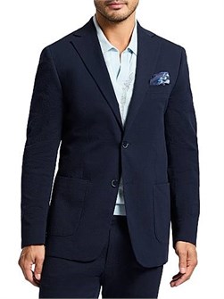 Блейзер Rayburn от Robert Graham с перламутровыми пуговицами, 98% хлопок, длинный рукав 11024918