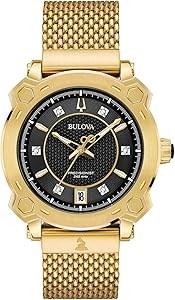 Bulova Женские часы из нержавеющей стали Precisionist Special GRAMMY Edition, 38 мм, водозащита до 100 м 11105611
