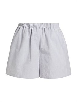 Proenza Schouler White Label Шорты Jana свободного кроя из льна и хлопка с эластичным поясом и боковыми карманами 11011911