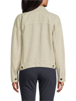 Куртка из хлопка и льна Brunello Cucinelli с карманами и свободным кроем, Италия 11040142