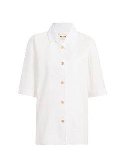 Футболка из хлопка Owen с воротником и короткими рукавами от Khaite, 100% хлопок 11023962