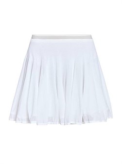 Мини-юбка Alaia с прозрачными элементами и складками, эластичный пояс, произведена в Италии 11034866