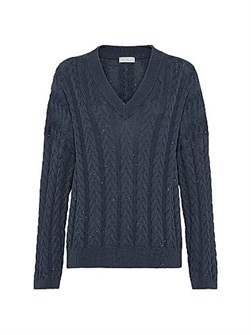 Мужской хлопковый свитер с двойным жгутом и V-образным вырезом Brunello Cucinelli, 96% хлопка, производство Италия 11035807